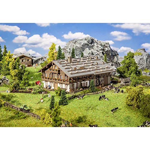 Faller FA232199 Großer Alpenhof mit Scheune Modellbausatz, verschieden, Jugendliche ab 14 Jahren , 255 x 125 x 92 mm von FALLER