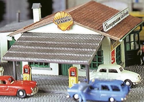Faller FA232542 Tankstelle Modellbausatz, Zubehör, Mehrfarbig 82 x 74 x 38 mm von FALLER