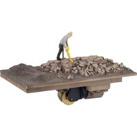 Faller H0 Bauarbeiter mit Kompressor Bemalt, Stehend von Faller