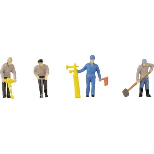 Figuren-Set mit Mini-Sound-Effekt Gleisbauarbeiter & Tremolo von FALLER