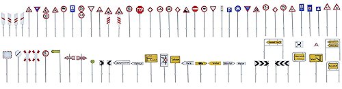 Faller FA 180534 - Verkehrsschilder-Set, Zubehör für die Modelleisenbahn, Modellbau, Weiß Faller FA 180534 - Verkehrsschilder-Set, Zubehör für die Modelleisenbahn, Modellbau, Weiß von FALLER