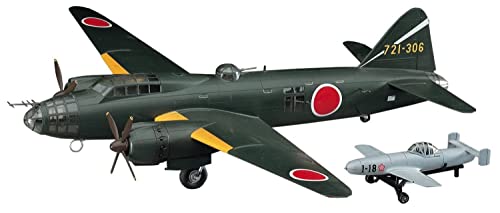 Hasegawa HAS E20 - Mits. G4M2E T.1 (Betty) Model 24 with MXYZ Ohka Model 11 IJN, Militär, Grün von Faller