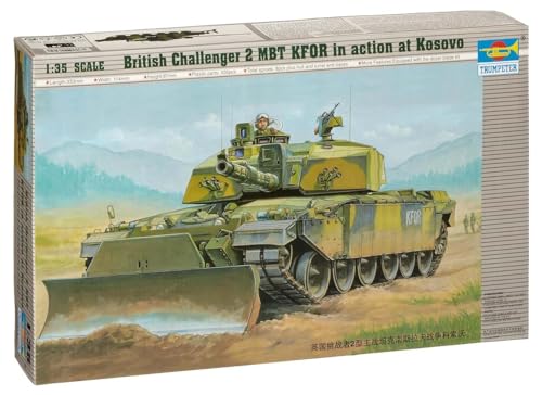 Trumpeter 00345 Modellbausatz Challenger II KFOR (Kosovo-Einsatz), Verschieden von Trumpeter
