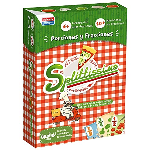 FALOMIR 30012 Splittissimo Lernendes Brettspiel, bunt von Falomir
