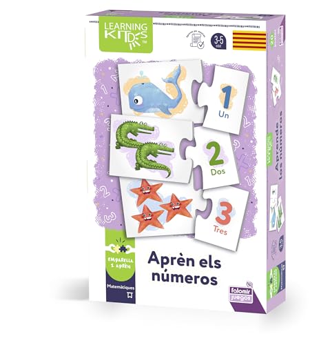 Falomir 30031 números Aprèn els. Lernspiel Zusammenstellen Zahlen. Puzzle von Falomir