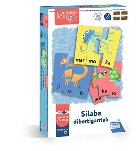 Falomir 30033 Silaba Sibertigarriak Lernspiel zur Verbesserung des Lesens. Puzzle von Falomir
