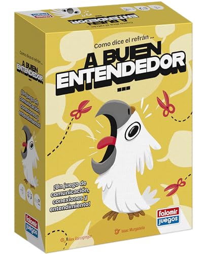 Falomir A Good Kenner | Kommunikations-, Verbindungs- und Verständnisspiel, schnelles und lustiges Worterratenspiel, für 3 bis 8 Spieler (Alter 8+) von Falomir