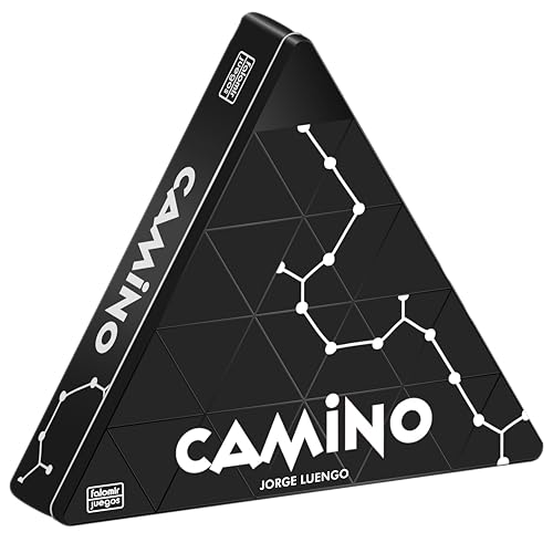 Falomir Camino | Abstraktes Fliesenspiel, um einen Weg in die Mitte des Bretts zu bilden, Strategiespiel und Kreatividd, für 2 bis 6 Spieler (Alter 8+) von Falomir