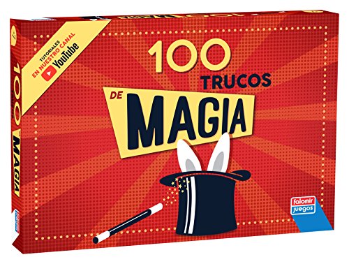 Falomir 32-1060 Zauberbox Tricks Brettspiel, bunt, 100 Trucos von Falomir