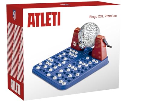 Falomir - XXL Atleti Premium Bingo mit automatischer Trommel und verblüffenden Bällen | ab 8 Jahren | Spaß für die ganze Familie | 48 Karten Falomir - XXL Atleti Premium Bingo mit automatischer Trommel und verblüffenden Bällen | ab 8 Jahren | Spaß für die ganze Familie | 48 Karten von Falomir