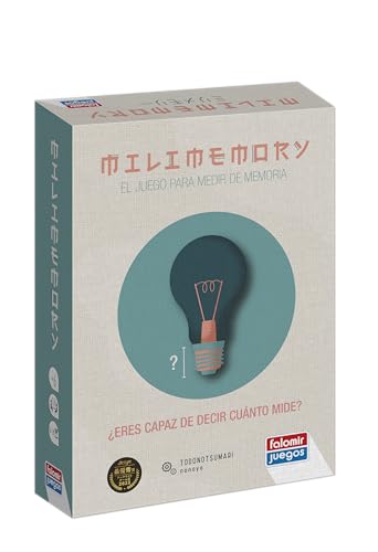 Milimemory Maßspiel, zum Rechnen mit dem Auge, schnell, einfach und lustig, für 1 bis 6 Spieler (Alter 6+) von Falomir