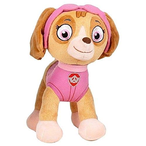 Plüsch, kompatibel zu Paw Patrol, 1x Kuscheltier für Kinder 19cm Welpe TV Serie | Plüschtier | Geschenk für Kinder | Mädchen | Jungen | (Skye) von Familienkalender