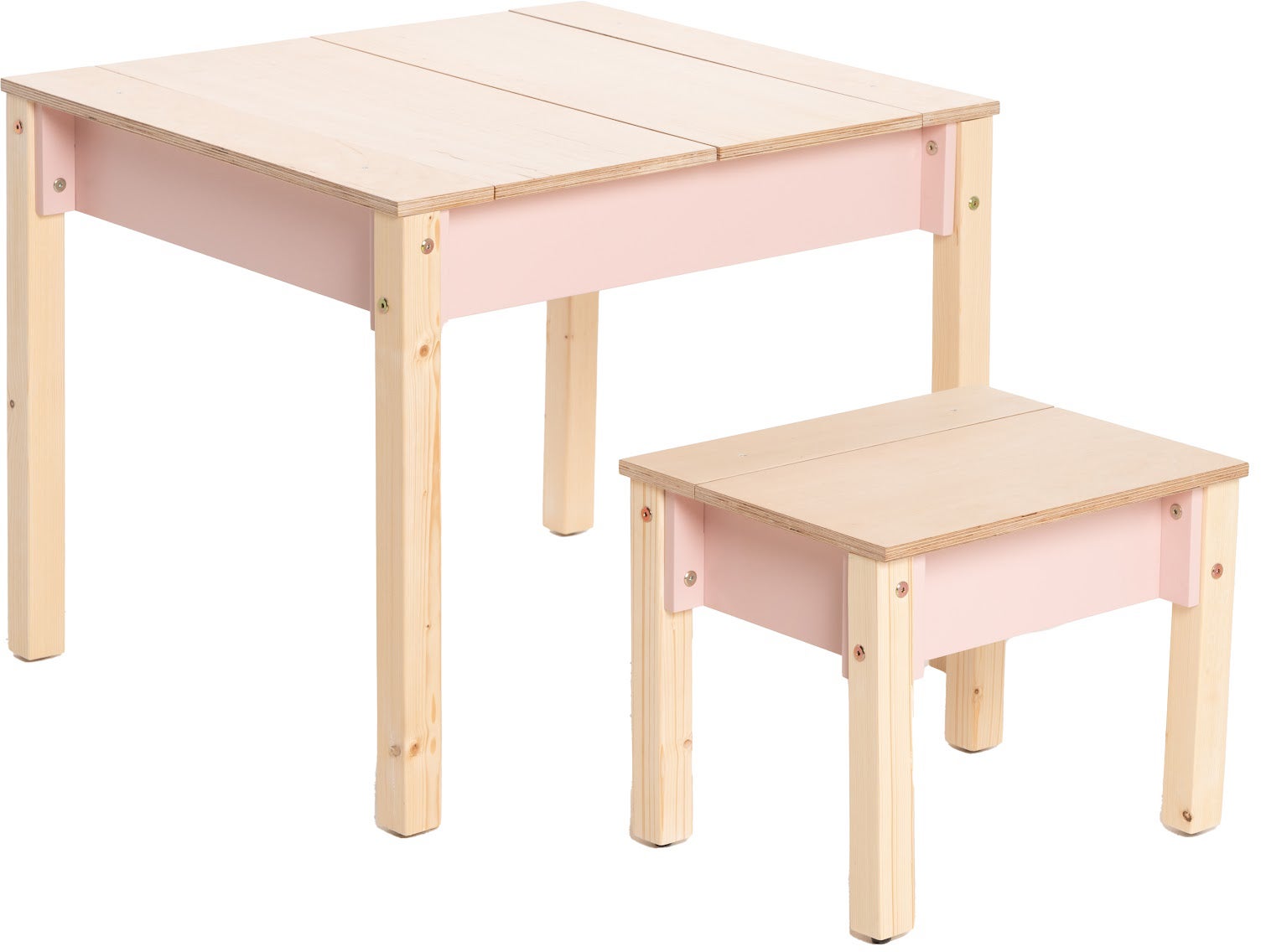 Family-scl Smart Stauraum Tisch mit Stuhl, Rosa Family-scl Smart Stauraum Tisch mit Stuhl, Rosa von Family-SCL