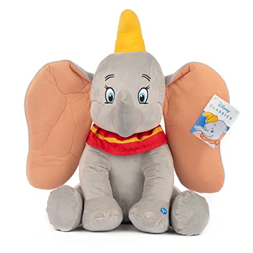 Famosa Softies - 760021693 Dumo aus dem Disney Film, mittlere Größe und weiche Textur, mit lustigem Sound, als Geschenk für jedes Alter (760021693) von Famosa Softies