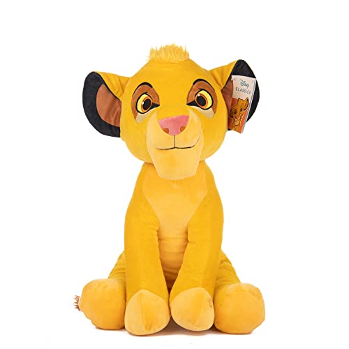 Famosa Softies - 760021695 Plüschtier Disney König der Löwen, mittlere Größe und weiche Textur, mit lustigem Sound, als Geschenk für jedes Alter (760021695) von Famosa Softies