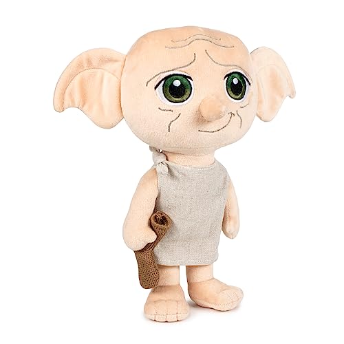 Famosa Softies - Dobby der Elf mit Sound aus dem Film Harry Potter Größe 30 cm, weiche und kuschelige Textur, als Geschenk für Fans oder Jungen und Mädchen jeden Alters (760022313) von Famosa Softies