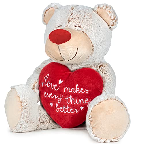 Famosa Softies - Lovely Bear 54 cm I Love You Spielzeug, Mehrfarbig, Einheitsgröße (760022724) von Famosa Softies