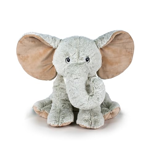 Famosa Softies Elefant, Plüschtier, 54 cm, weich und weich, mit recycelter Faserfüllung, Geschenk für jeden Anlass, Erwachsene und Kinder ab 0 Monaten, berühmt (760025087) von Famosa softies