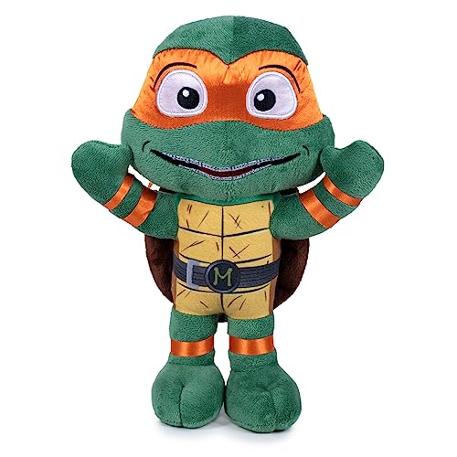 Famosa Softies - Michelangelo Ninja Turtles Plüschfigur Chaos Mutant, 30 cm, mit orangefarbener Maske und Details, als Geschenk für Jungen und Mädchen jeden Alters (760022774) von Famosa softies