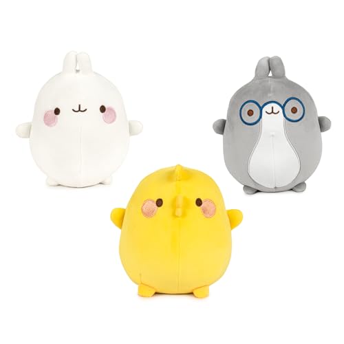 Molang Kawaii Plüschtier, 16 cm, Süßes Offizielles Spielzeug, Weich und Flauschig, Kuschelig, Ab 0 Jahren von Famosa softies