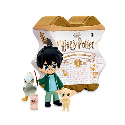 Famosa - Harry Potter magische Kapseln Serie 3, mit 10 verschiedenen Figuren aus den Filmszenen, Puppen und neuem Charakterzubehör, zufälliger Modellversand (HRR08000) von Famosa