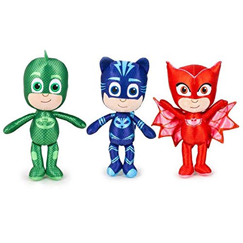 Famosa PJ Masks 760015961 Plüschtier, 22 cm, Modell zufällig, 30 x 13 x 7 (1), Farbe/Modell Sortiert von Famosa