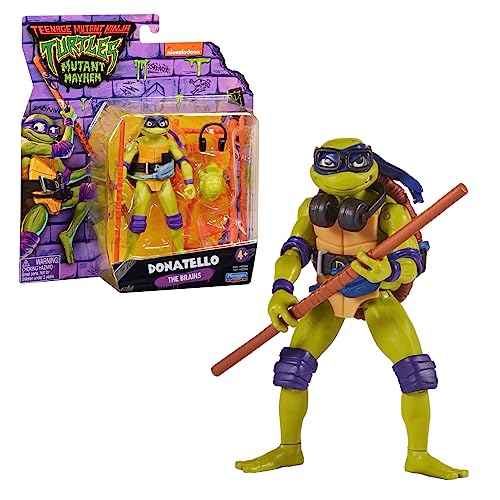 Ninja Turtles, 12 cm Actionfigur, mit Waffen, mit Waffen, Zufallsmodell, Spielzeug für Kinder ab 4 Jahren, Giochi Preziosi, mit Waffen, mit Waffen, Zufallsmodell, TU805 von NINJA TURTLES