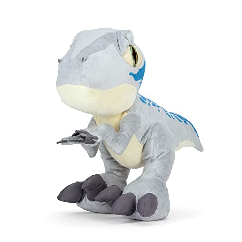 Famosa Softies 760021458 760019373 Jurassic World Blue Plüschfigur, 25 cm mit Sockel, weich und weich, mit umweltfreundlicher Füllung, für Filmfans und Kinder ab 0 Jahren (760021458) von Famosa softies