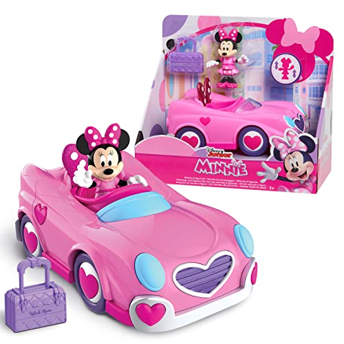 Minnie, Fahrzeug mit einer 7,5 cm großen Statuette und 1 Accessoire, verschiedene Modelle erhältlich, Spielzeug für Kinder ab 3 Jahren, verschiedene Modelle von Famosa