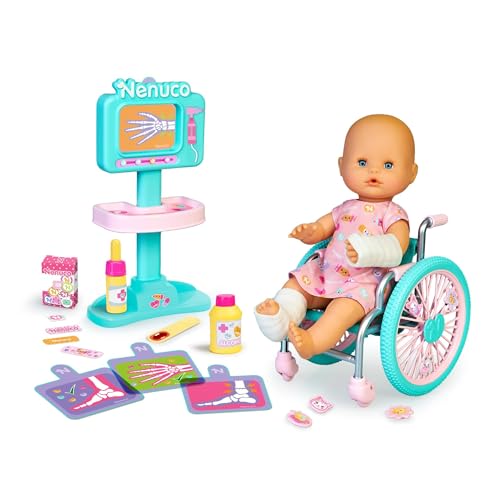 Nenuco Emergency Doctor 35,6 cm Babypuppe mit Röntgenmaschine, Rollstuhl und 20 Zubehörteilen zur Pflege für sie, ab 3 Jahren Nenuco Emergency Doctor 35,6 cm Babypuppe mit Röntgenmaschine, Rollstuhl und 20 Zubehörteilen zur Pflege für sie, ab 3 Jahren von Famosa