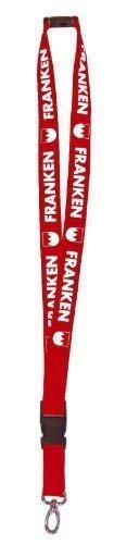 Schlüsselband-Anhänger Keyholder - FRANKEN - Gr. ca. 46x2cm - 07145 rot von Fan-O-Menal