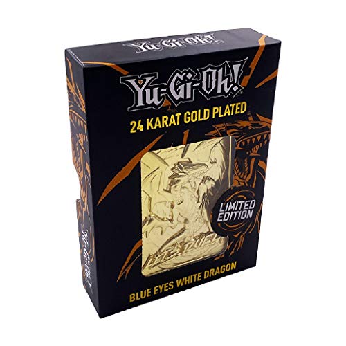 Fanattik KON-YGO28 - Limited numbered edition metal card collectibles - YGO Blue eyes white dragon - Einzelstück gold plated embossed Fanattik KON-YGO28 - Limited numbered edition metal card collectibles - YGO Blue eyes white dragon - Einzelstück gold plated embossed von Fanattik