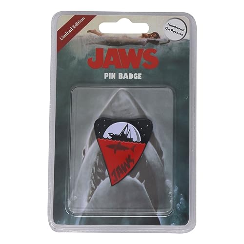 Fanattik Pin Badge-Jaws Poster von FaNaTtik