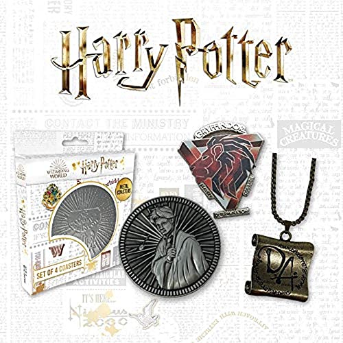 Fanattik THG-HP33 50109346487 Set Münzanhänger Pin und Untersetzer Harry Potter, Mehrfarbig, único Fanattik THG-HP33 50109346487 Set Münzanhänger Pin und Untersetzer Harry Potter, Mehrfarbig, único von FaNaTtik