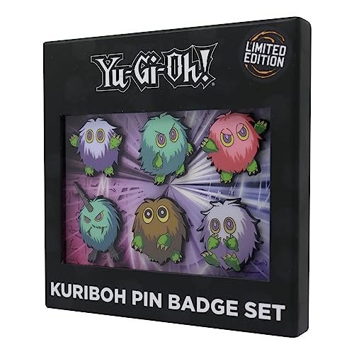 Fanattik Yu-Gi-Oh Set of 6 Limited Edition Kuriboh Pin Badges von Fanattik