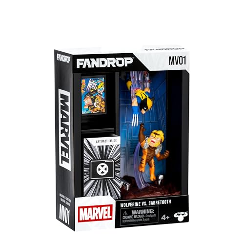 FANDROP MV01-Wolverine VS. Sabretooth, kombiniert EIN ausstellbares Diorama, Artefakte und Szenenmarker, der EIN Elite-Display schafft, um Jede Wolverine-Sammlung zu verschönern, 4 Marvel zum Sammeln FANDROP MV01-Wolverine VS. Sabretooth, kombiniert EIN ausstellbares Diorama, Artefakte und Szenenmarker, der EIN Elite-Display schafft, um Jede Wolverine-Sammlung zu verschönern, 4 Marvel zum Sammeln von Fandrop