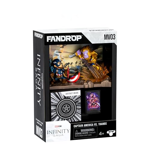 FANDROP MV03-Mavel Studios' Avengers Endgame - Captain America VS. Thanos, kombiniert ein episches Diorama, Artefakte und Szenenmarker, schafft ein Display, um jede Marvel-Kollektion zu verschönern, 4 FANDROP MV03-Mavel Studios' Avengers Endgame - Captain America VS. Thanos, kombiniert ein episches Diorama, Artefakte und Szenenmarker, schafft ein Display, um jede Marvel-Kollektion zu verschönern, 4 von Fandrop
