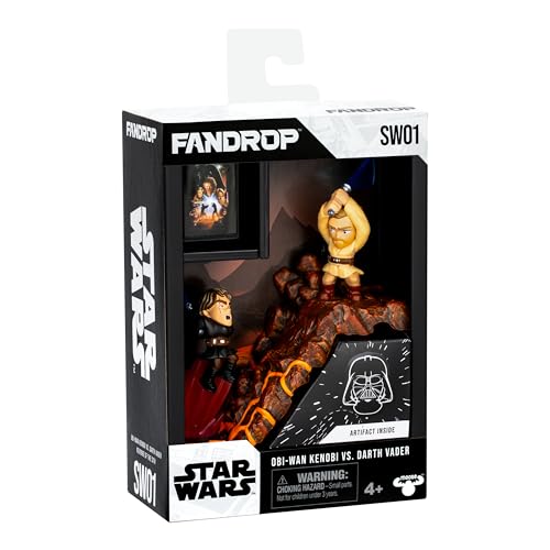 FANDROP SW01-Star Wars: Revenge of The Sith - Obi-Wan Kenobi VS. Darth Vader, kombiniert EIN episches Diorama, Artefakte und Szenenmarker, schafft EIN Display, um Jede Star Wars-Sammlung aufzuwerten FANDROP SW01-Star Wars: Revenge of The Sith - Obi-Wan Kenobi VS. Darth Vader, kombiniert EIN episches Diorama, Artefakte und Szenenmarker, schafft EIN Display, um Jede Star Wars-Sammlung aufzuwerten von Fandrop
