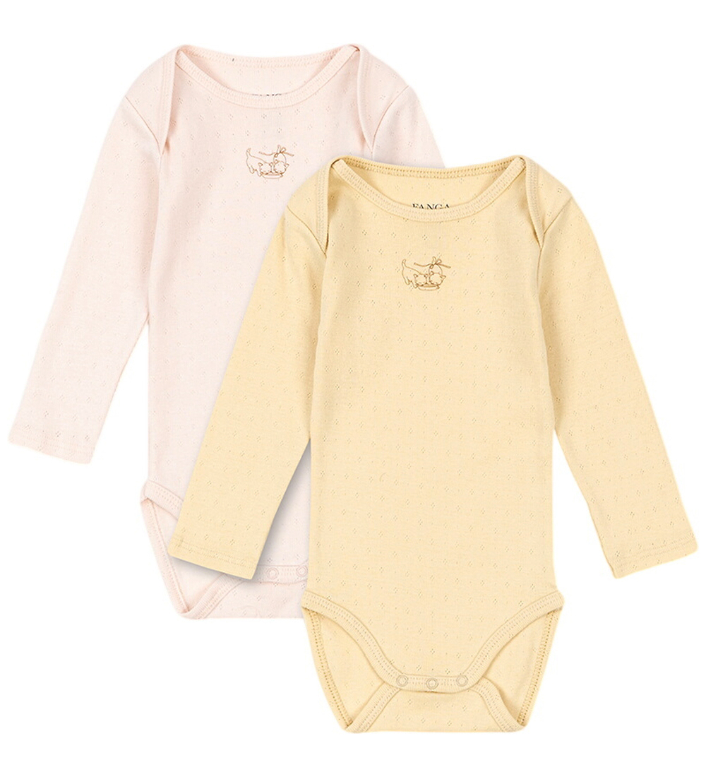 Fanga Fontana Bodys l/ä - Bello - 2er-Pack - Banana Crepe/Kreol - Fanga Fontana - 74 - Body L/Ä Fanga Fontana Bodys l/ä - Bello - 2er-Pack - Banana Crepe/Kreol - Fanga Fontana - 74 - Body L/Ä von Fanga Fontana