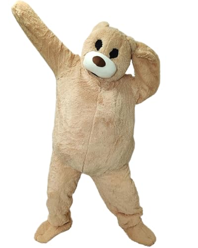 Fangkun Kostüm für große Bären, Maskottchen, tanzender Bär, riesiger Plüsch-Teddybär, tragbar, Tierfigur, Cosplay, Erwachsenengröße, für Damen und Herren von Fangkun