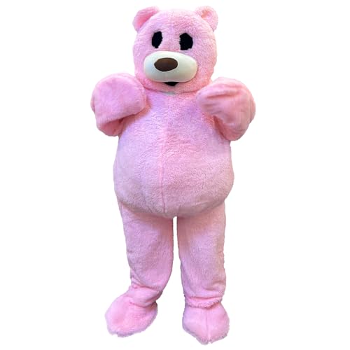 Fangkun Verkleiden Sie sich mit großem Bären-Maskottchen-Kostüm, tanzender Bär, riesiger Plüsch-Teddybär, tragbarer Tiercharakter, Cosplay, Erwachsenengröße für Damen Fangkun Verkleiden Sie sich mit großem Bären-Maskottchen-Kostüm, tanzender Bär, riesiger Plüsch-Teddybär, tragbarer Tiercharakter, Cosplay, Erwachsenengröße für Damen von Fangkun
