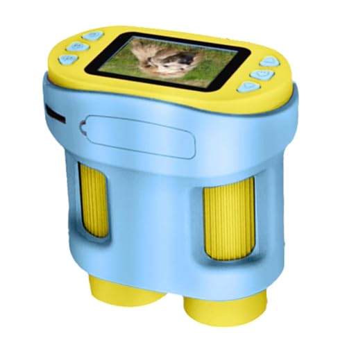 Fangxuee 1000-Faches Taschenmikroskop, Wissenschaftsspielzeug, Handheld, LED-Licht, Biologie, Vergrößerung, Outdoor, Studenten, Unterricht, Blau von Fangxuee