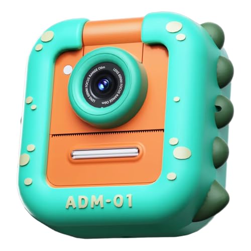 Fangxuee 1080p Digitalkamera Mini Kinder Kamera Instant Druckthermaldruckkamera MP3 Video 32G Memory Card Green Fangxuee 1080p Digitalkamera Mini Kinder Kamera Instant Druckthermaldruckkamera MP3 Video 32G Memory Card Green von Fangxuee