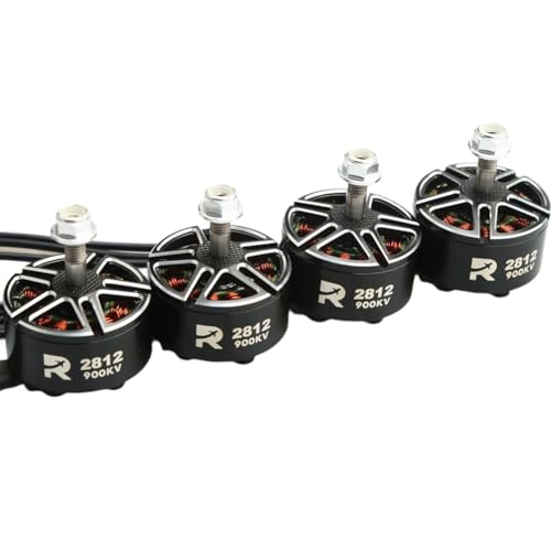 Fangxuee 4PCS 2812 900KV Bürstenloser Motor für 7 FPV Racing Quadcopter FPV Mark4 Kompatibel mit 3-6-Batterien von Fangxuee