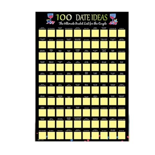 Fangxuee Das Liebesspiel Rubbelposter Spiel für Paare Geschenk zum Valentinstag Wandposter Geschenk für Sie und Ihn von Fangxuee