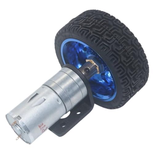 Fangxuee Gearmotoren für Roboter Spielzeugauto Teile 6V Hobby RC Fahrzeugkit 65 mm Rad für Roboter 60 Min DC -Zahnradmotor von Fangxuee