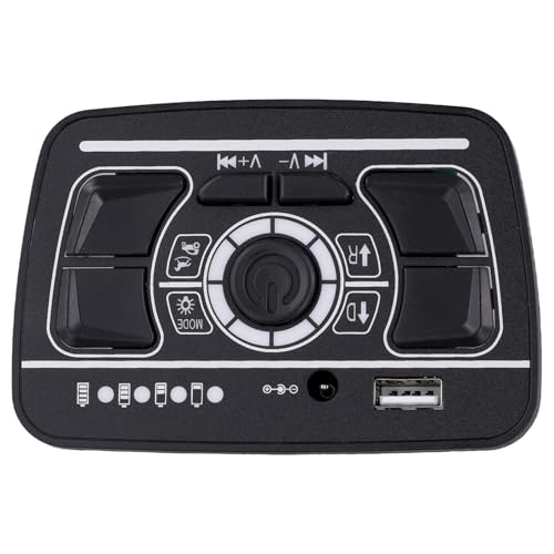 Fangxuee Innovatives Multi-Funktions-Bluetooth-Zentralsteuerpult mit Leistungsmonitor für Kinder-Elektroauto, Style 1 von Fangxuee