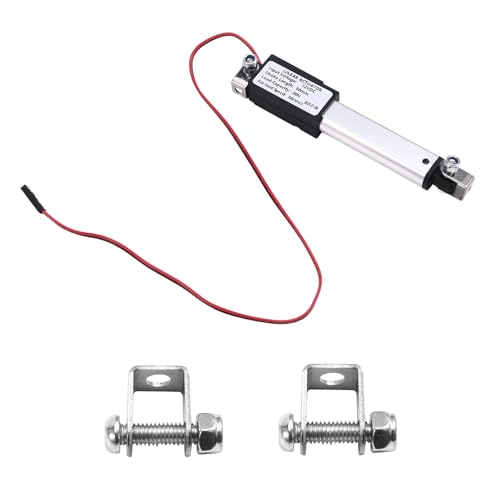 Fangxuee Linearantrieb 2" Hub, 30N/6.75lb, Geschwindigkeit 30mm/S Mini Elektrischer, Wasserdichter Linearantriebsmotor 12V von Fangxuee