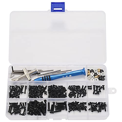 Fangxuee M2 M2.5 M3 Schrauben Befestigungs Satz Kreuz HüLsen Sechskantschlüssel SchlüSsel Schwenk Arm Stift Schrauben für 144001 1/14 RC Auto Teile von Fangxuee