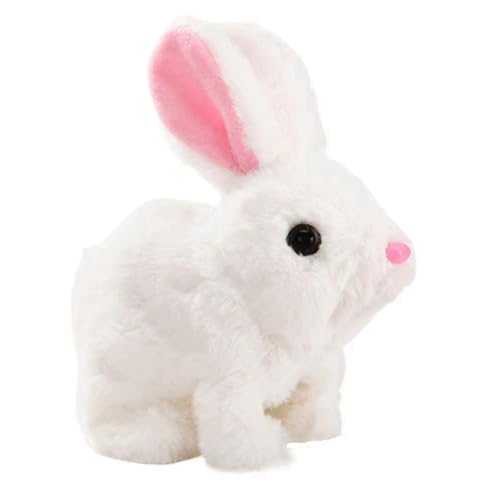 Fangxuee Plüschtier, Elektronisches Interaktives Osterspielzeug, Hasen Können und Sprechen, mit Geräuschen und Bewegungen, Als Geschenk, von Fangxuee